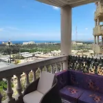 Sea And Montaza Palace View 2 Bedrooms Apartment Alexandria,2 Full Bathrooms, With 2 Ac And 1 Stand Fan, Free Wifi , Available All Year Days With 3 Heavy Blankets