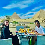Green Scarab Pyramids View