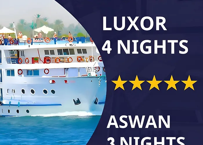 Nile Cruise Royal Queen I Every Wednesday From Aswan 3 Nights & Every Saturday From Luxor 4 Nights