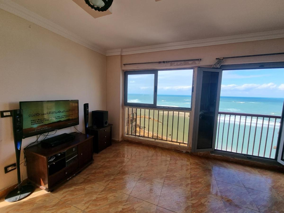Zamzm Panoramic Sea View Family Flat - Beachfront Apartment Alexandria