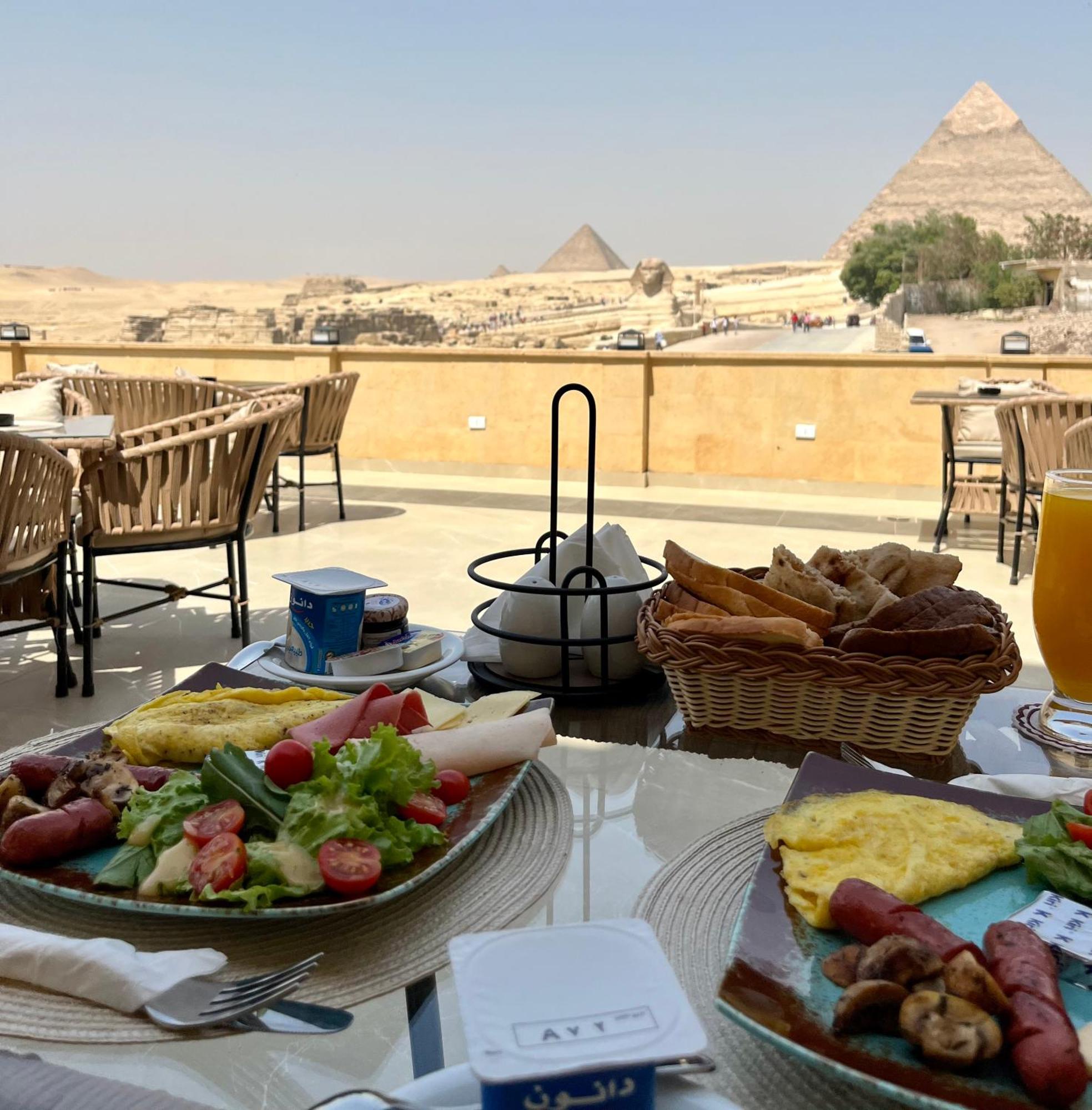 The Gate Front Pyramids & Sphinx View *