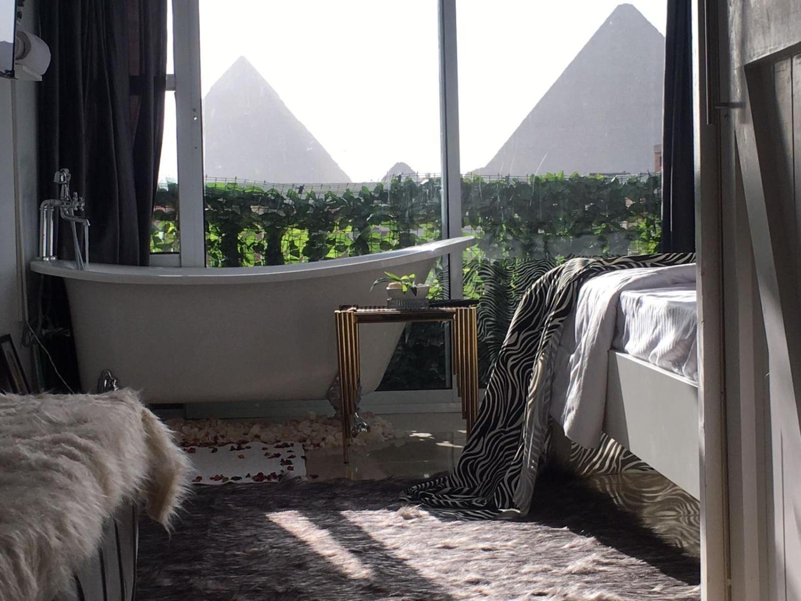Jacuzzi Pyramids View Cairo