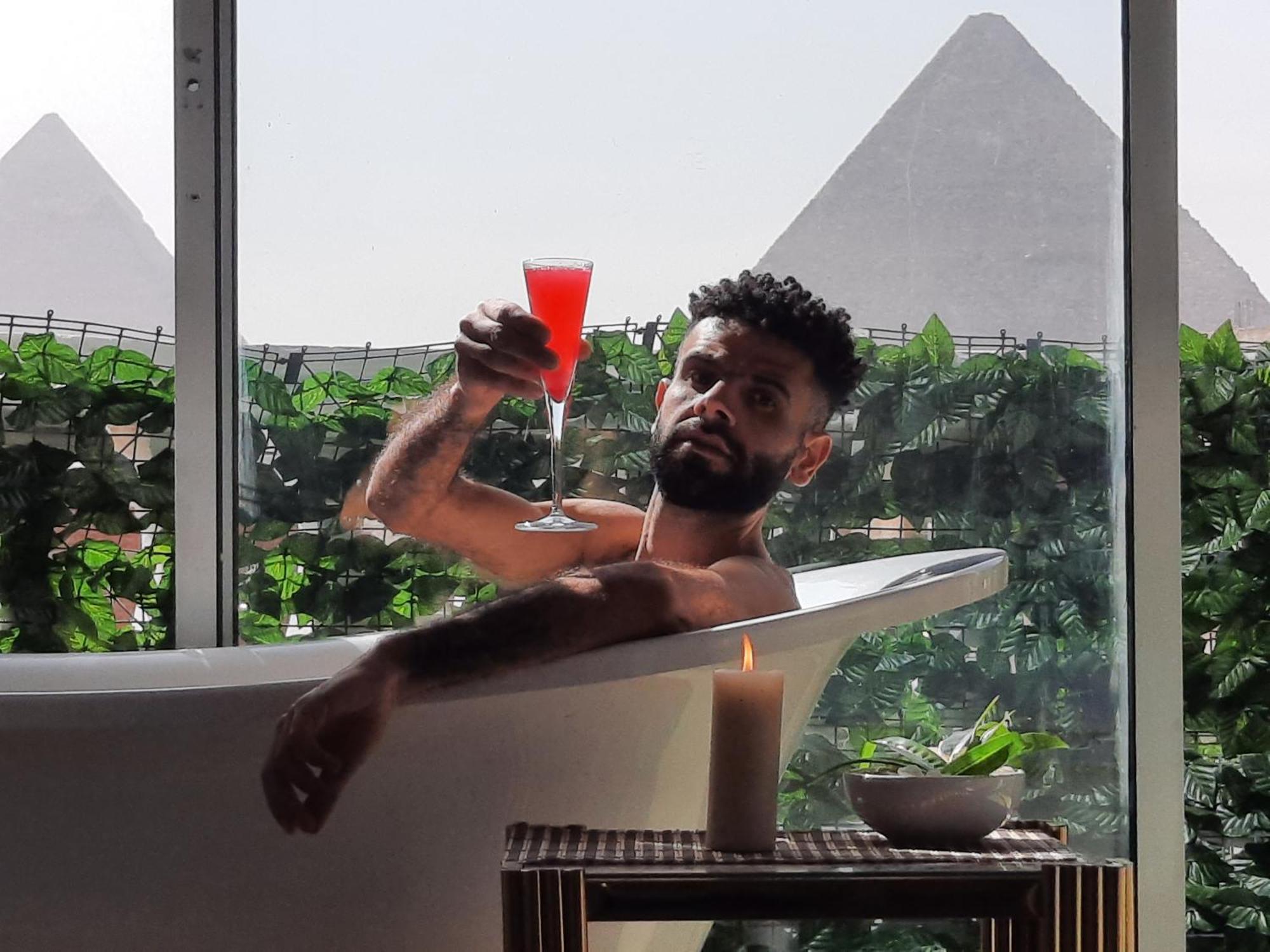 Jacuzzi Pyramids View