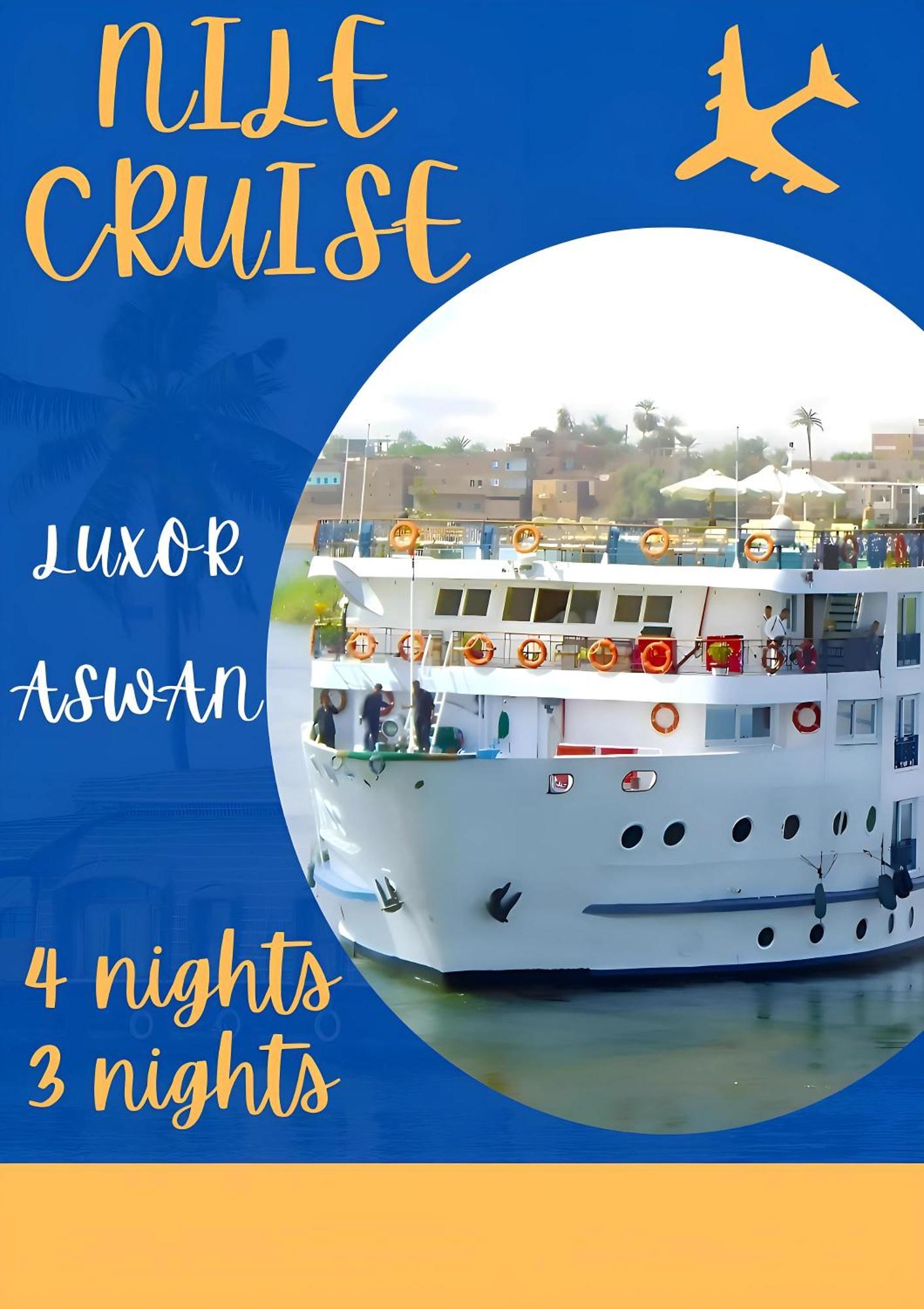Nile Cruise Nps Every Monday From Luxor 4 Nights & Every Friday From 3 Nights Hotel 5*