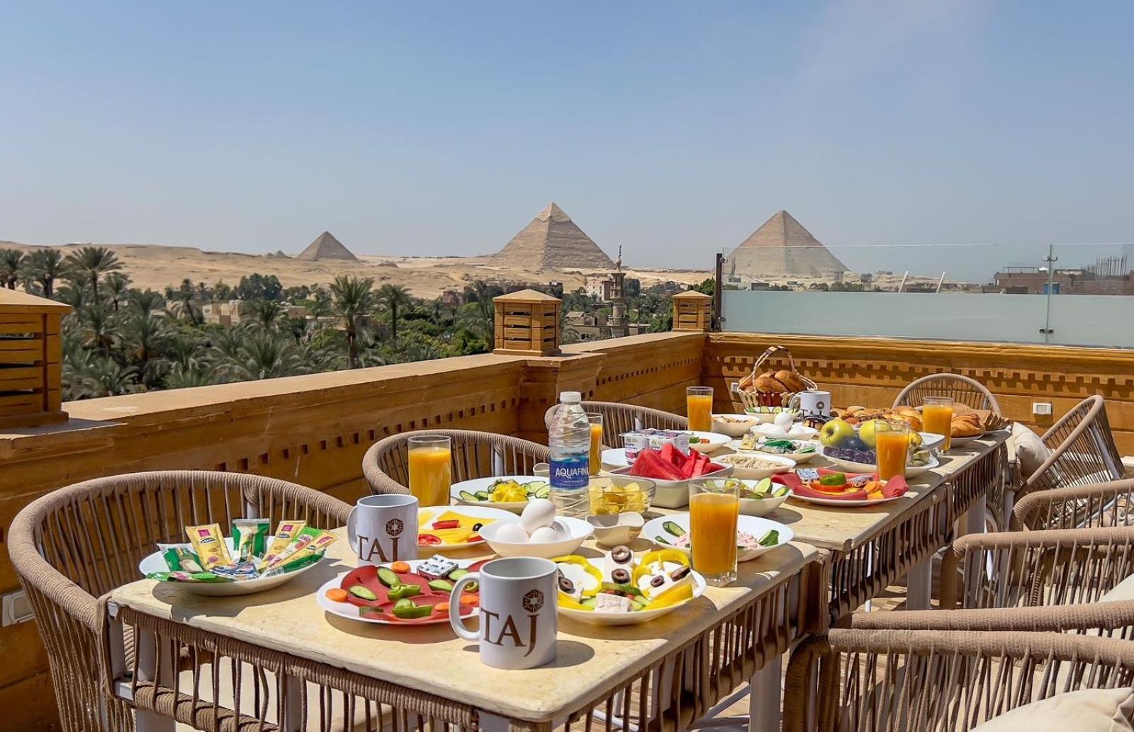 Taj Pyramids View
