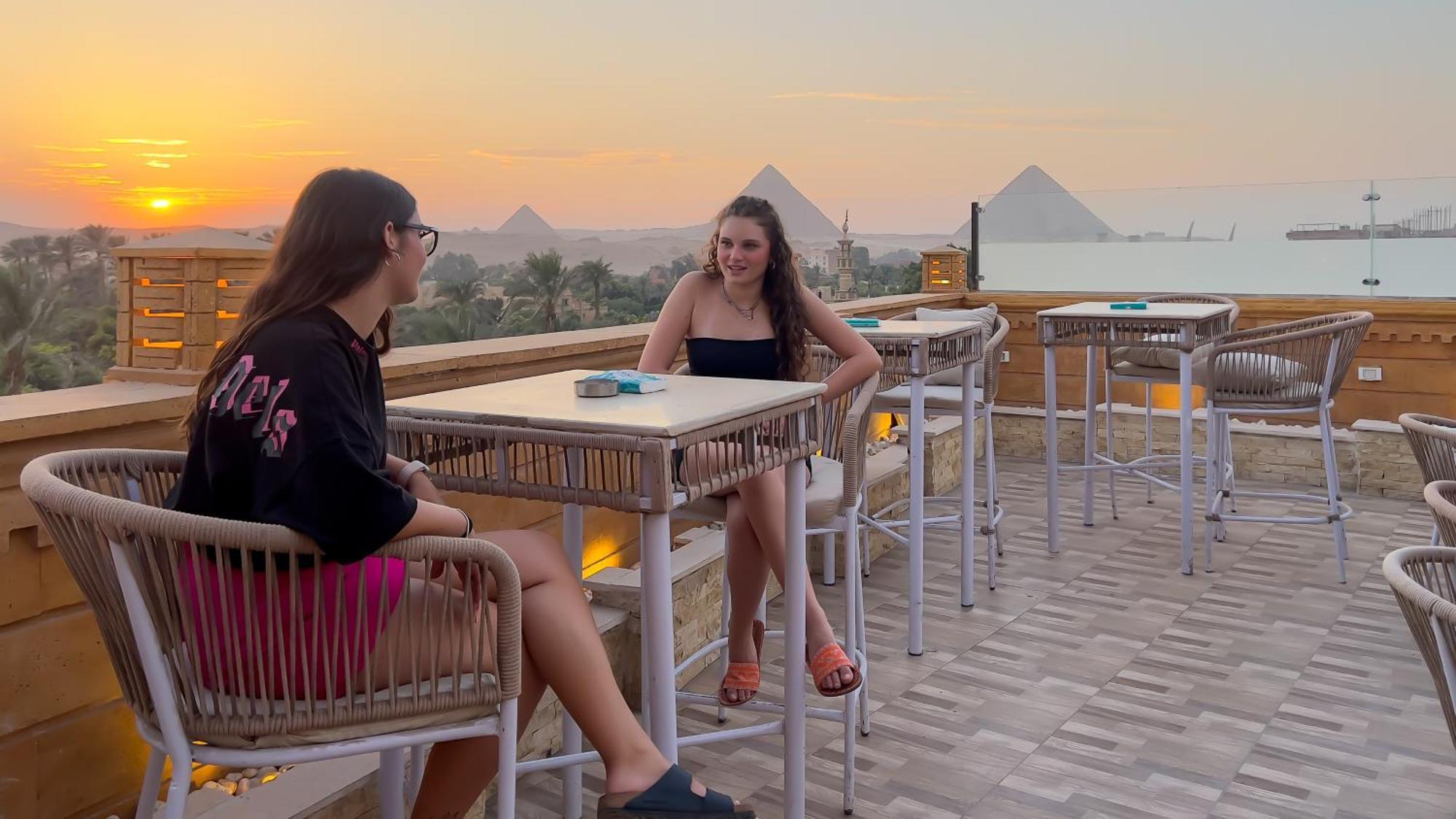 Taj Pyramids View *