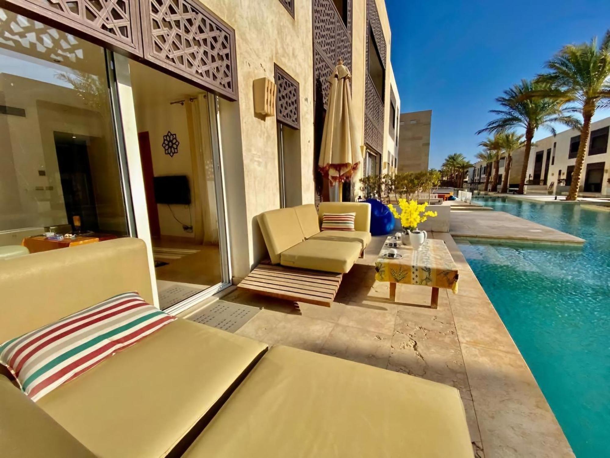 Amazing Pool View In Scarab Club El Gouna *