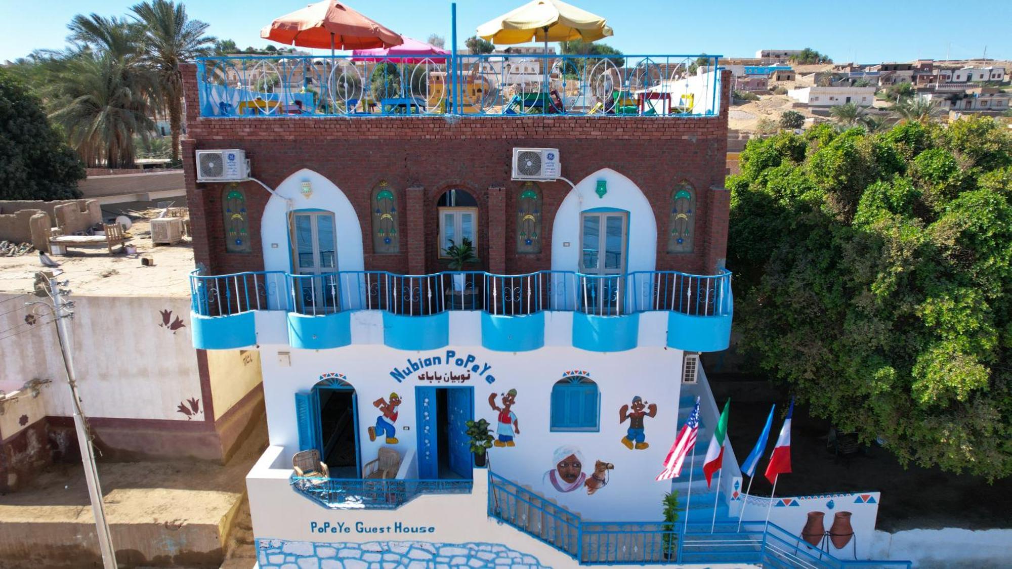 Nubian Popeye - Roof - Nile View Hotel Aswan