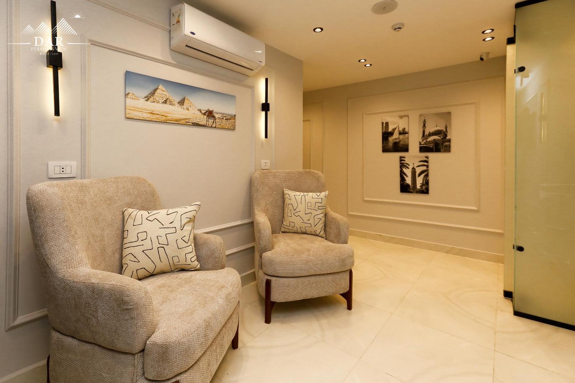 Dar Pyramids View - Rooftop Hostel Kafret el-Gabal
