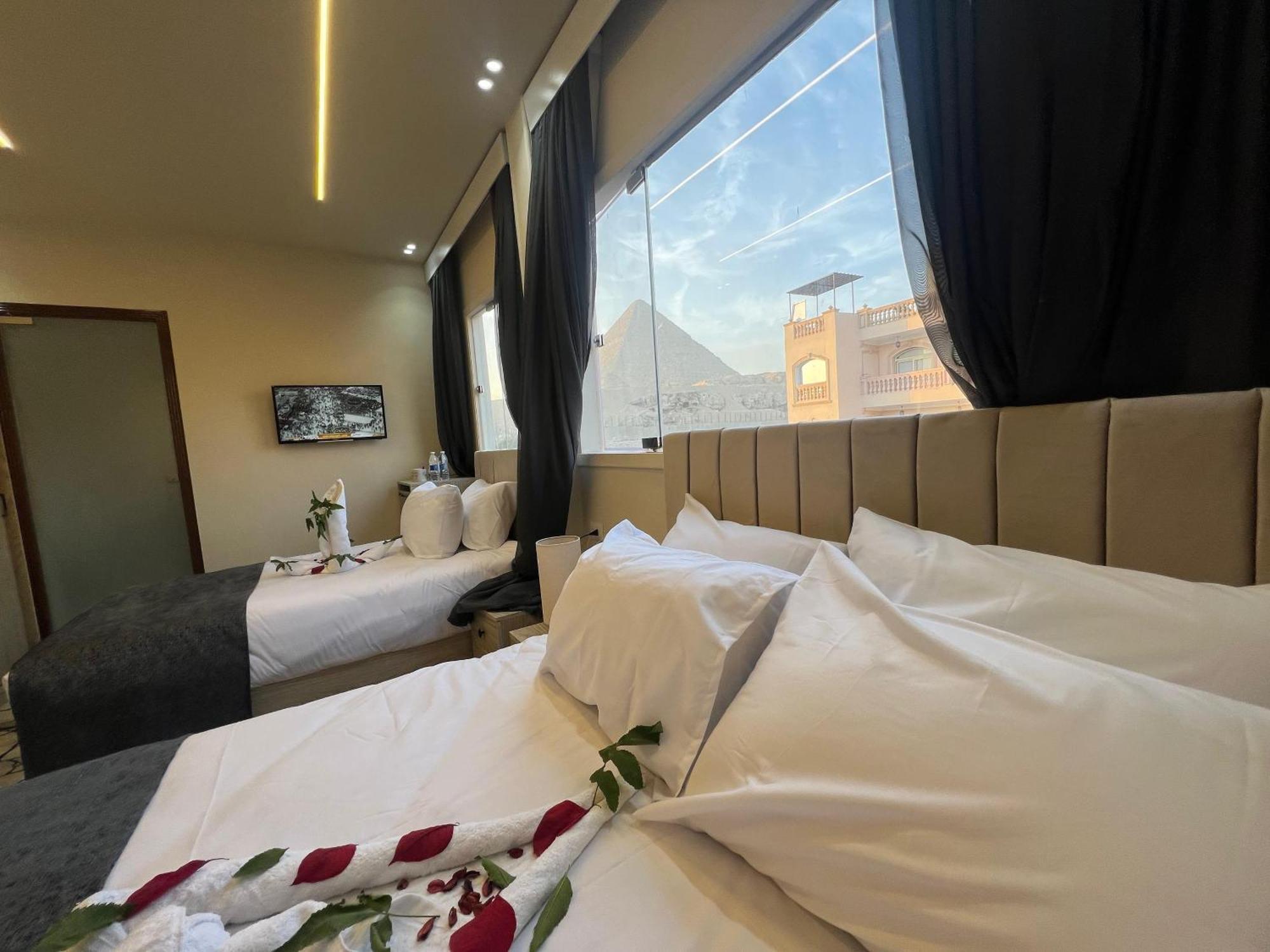 Hotel Scarab Pyramids View