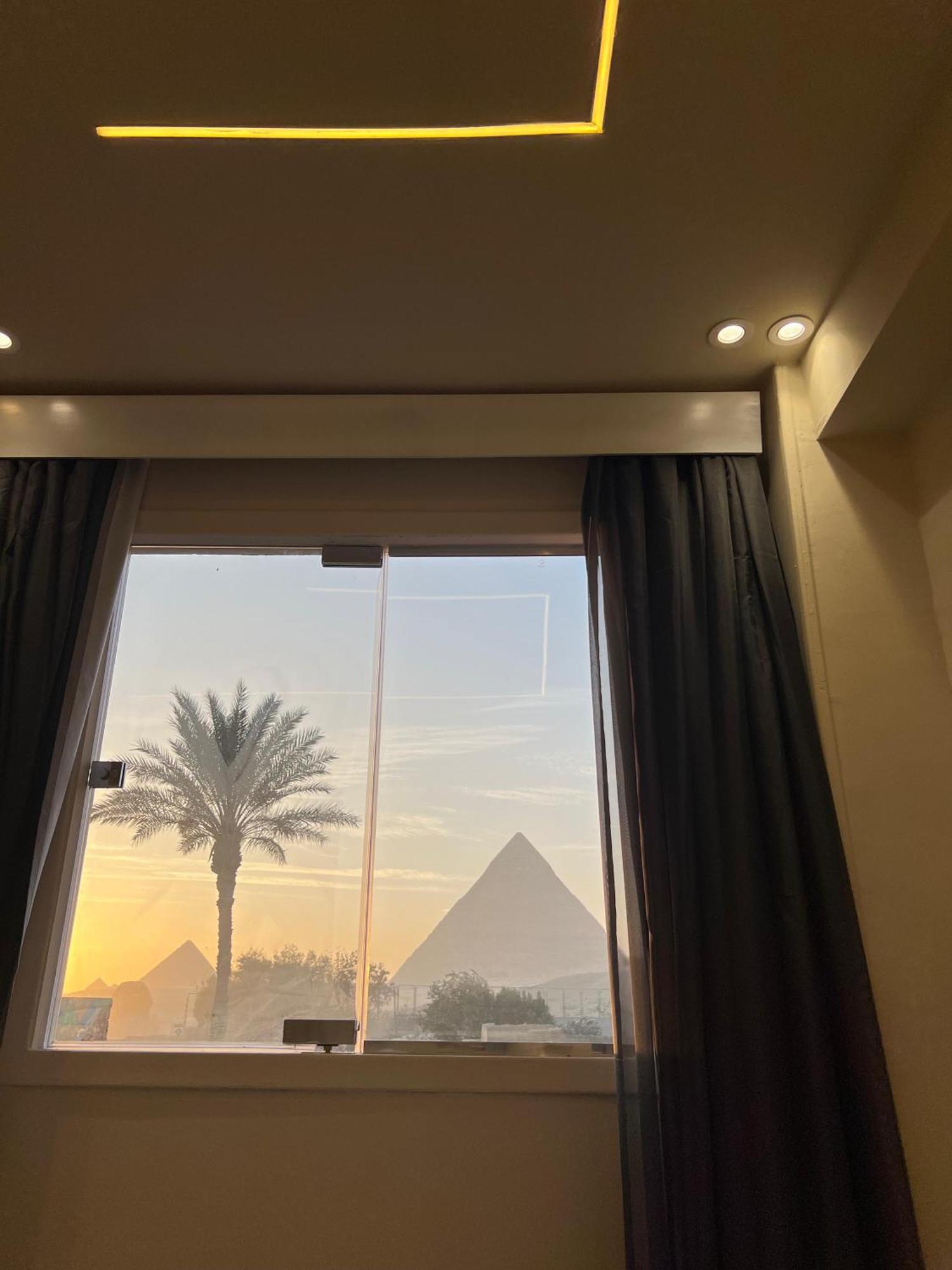 Hotel Scarab Pyramids View