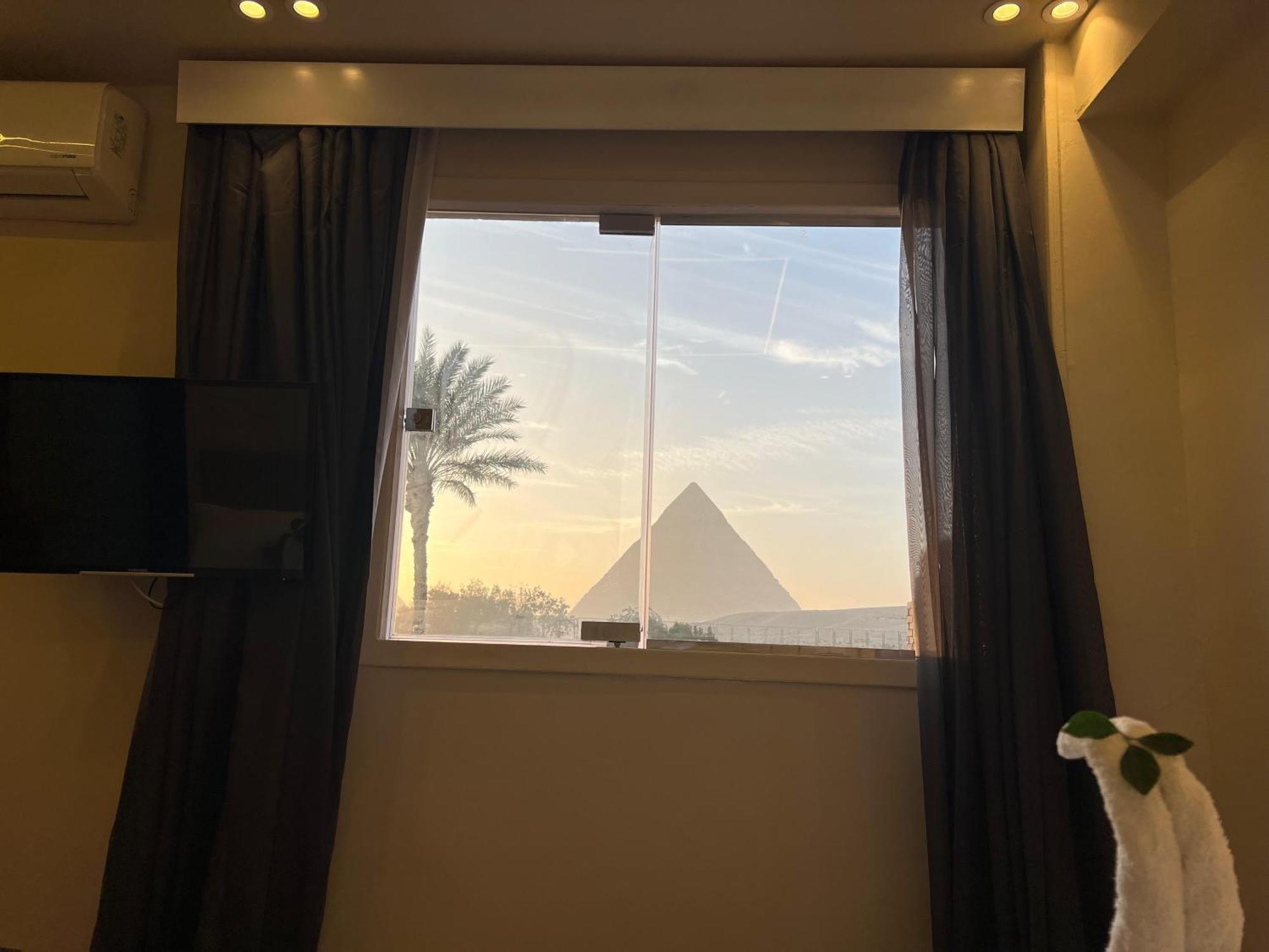 Hotel Scarab Pyramids View