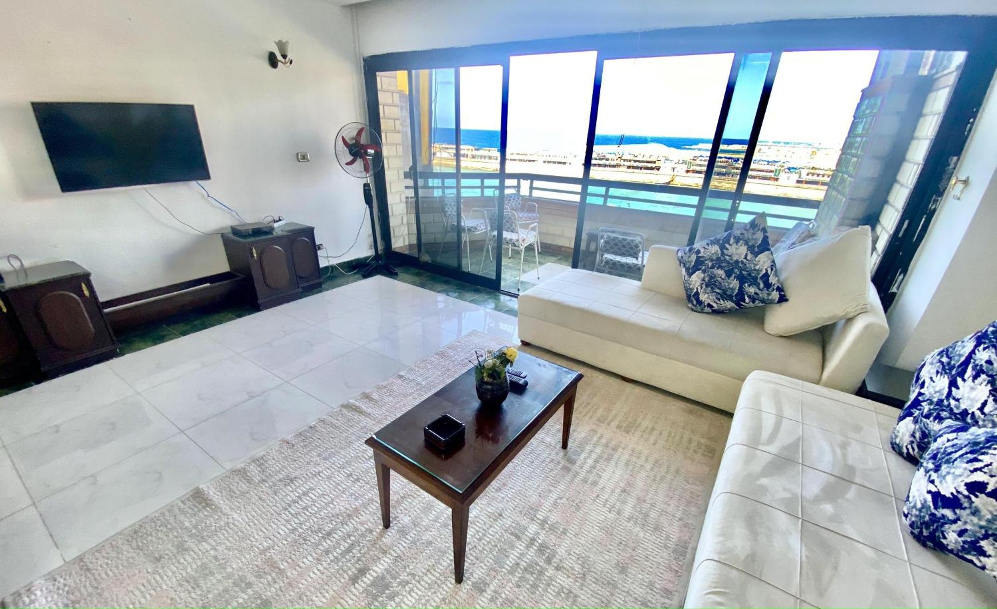 Apartment Luxury Gleem 3 Direct Sea View Alexandria
