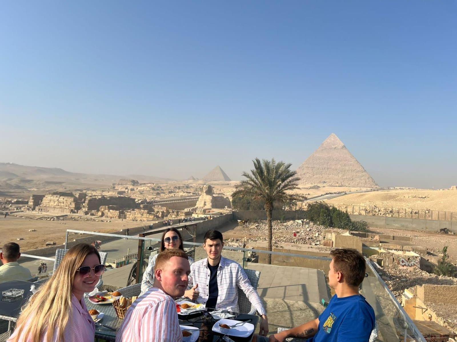 La Scarab Pyramids View Cairo