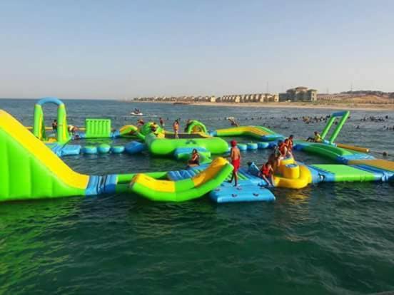 شاليهات عائلية صف اول علي البحر مباشرة بورتو ساوث - العين السخنة * Ain Sukhna