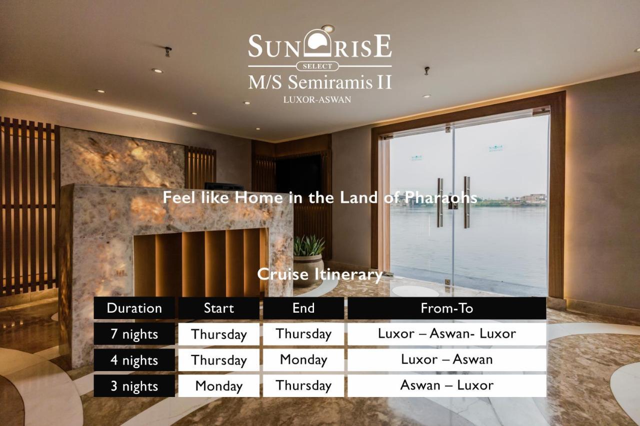 Sunrise Semiramis Ii Cruise 5* Luxor