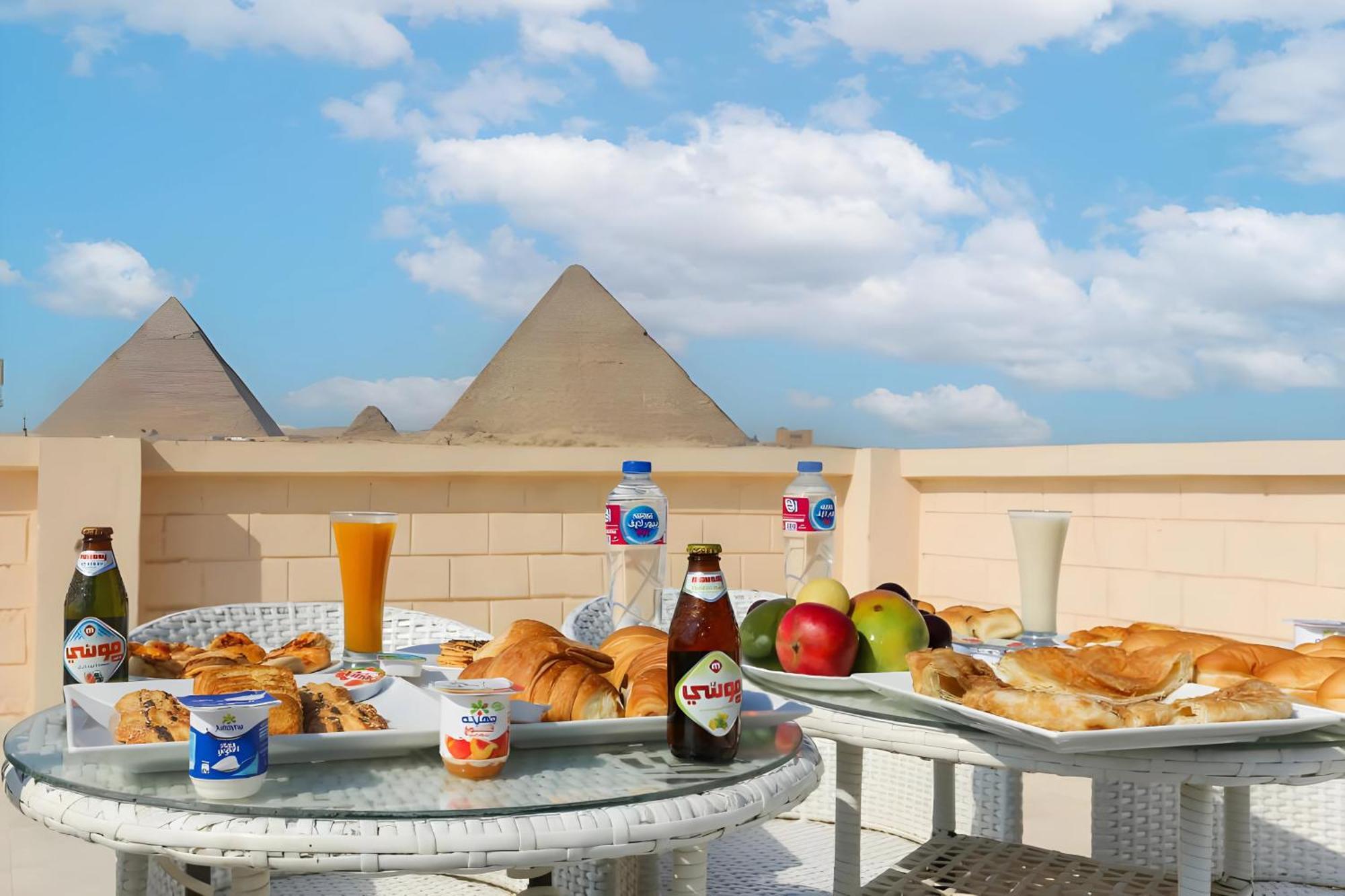 Desert Crown Of The Middle East Pyramids View