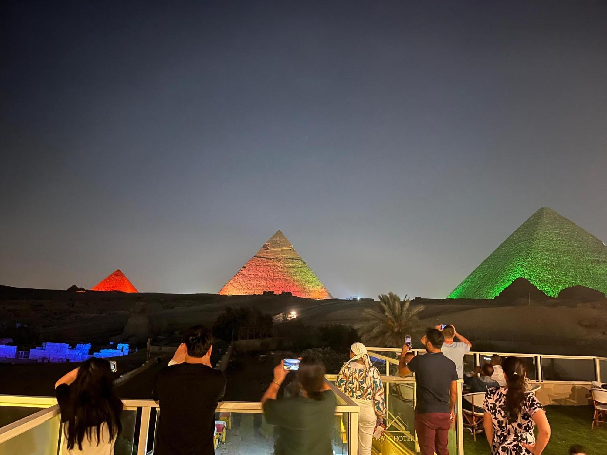 Pyramids & Sphinx Gate Front View Cairo