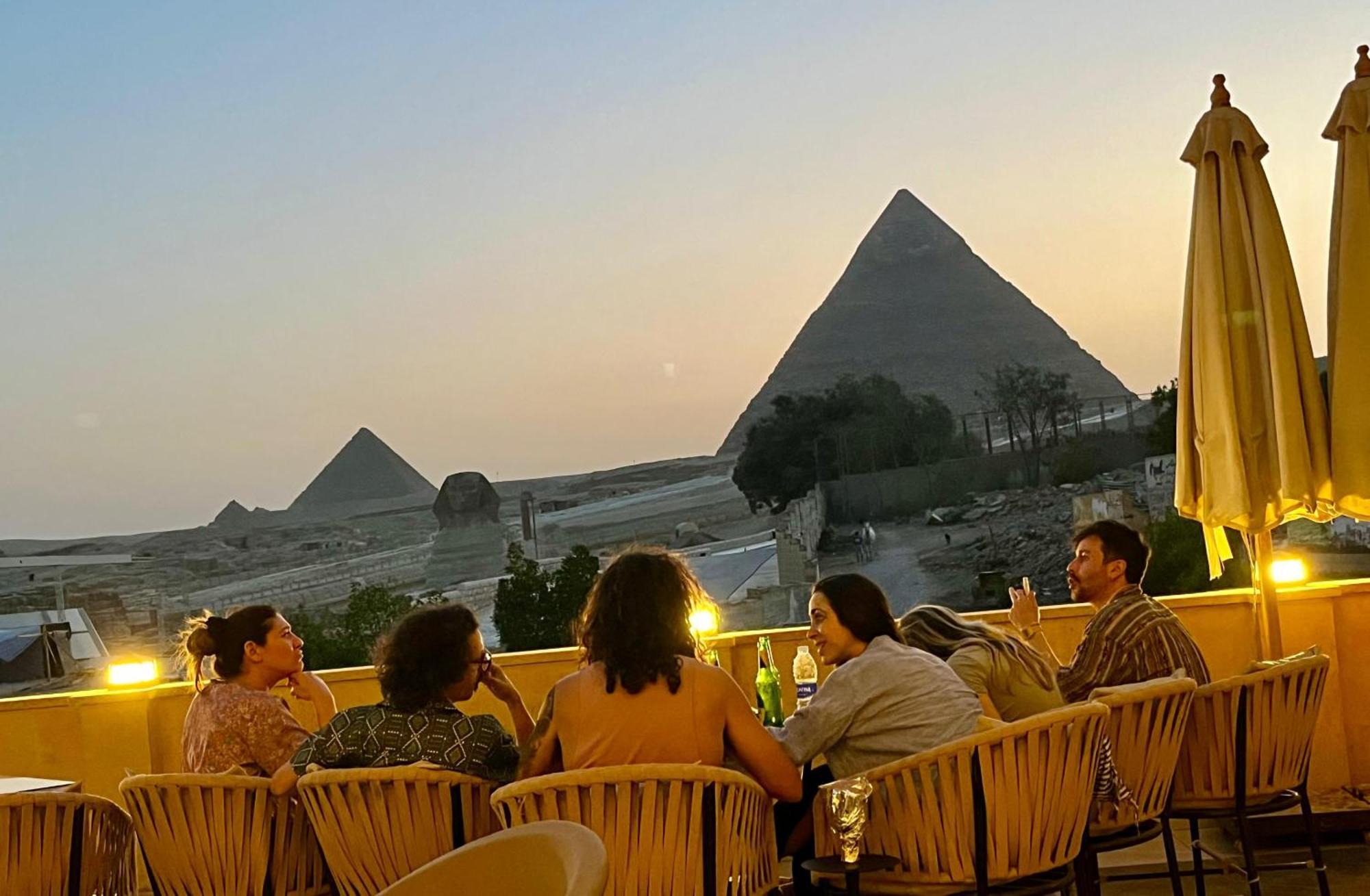 Pyramids & Sphinx Gate Front View Cairo