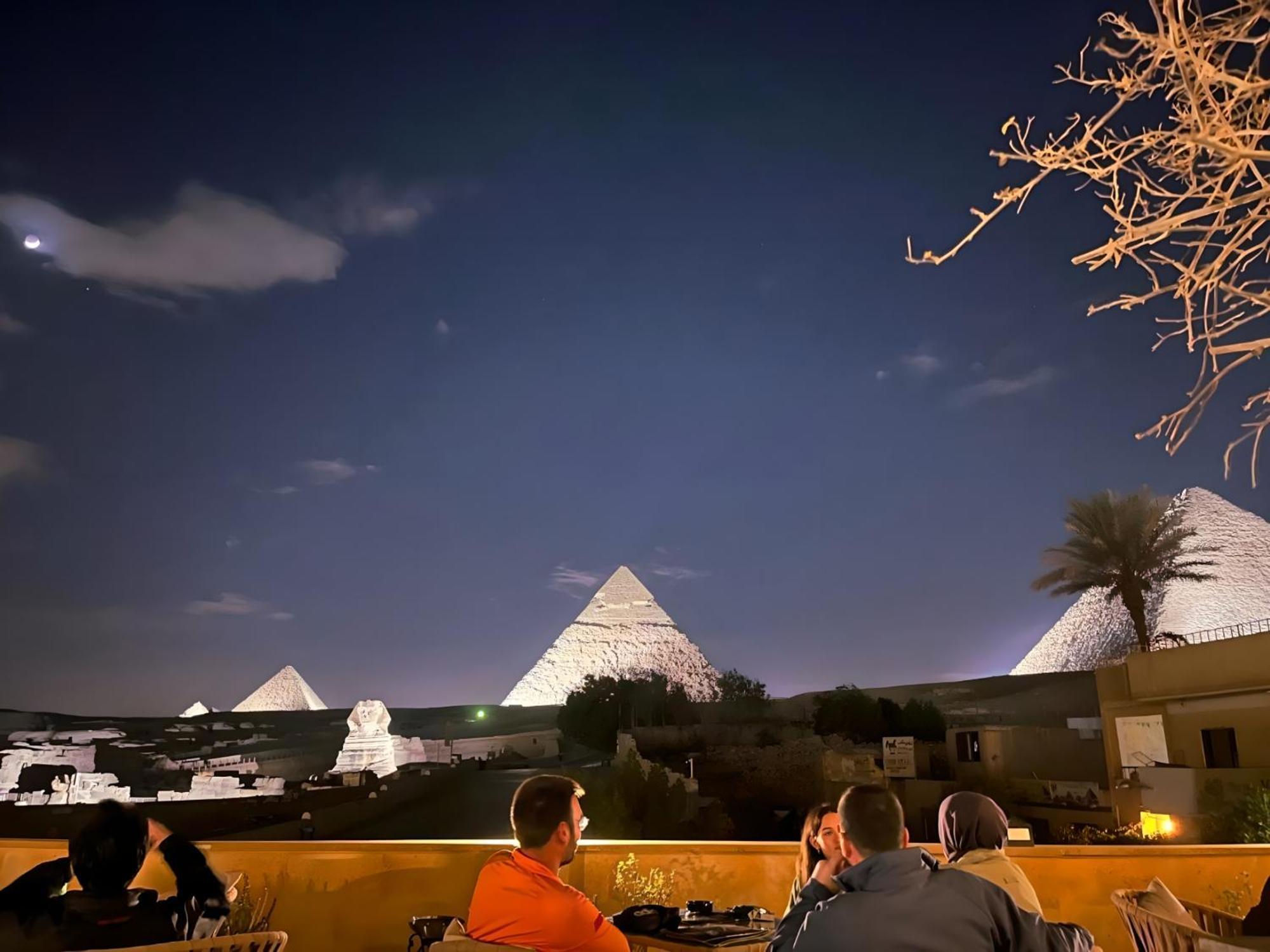 Pyramids & Sphinx Gate Front View Hotel Cairo
