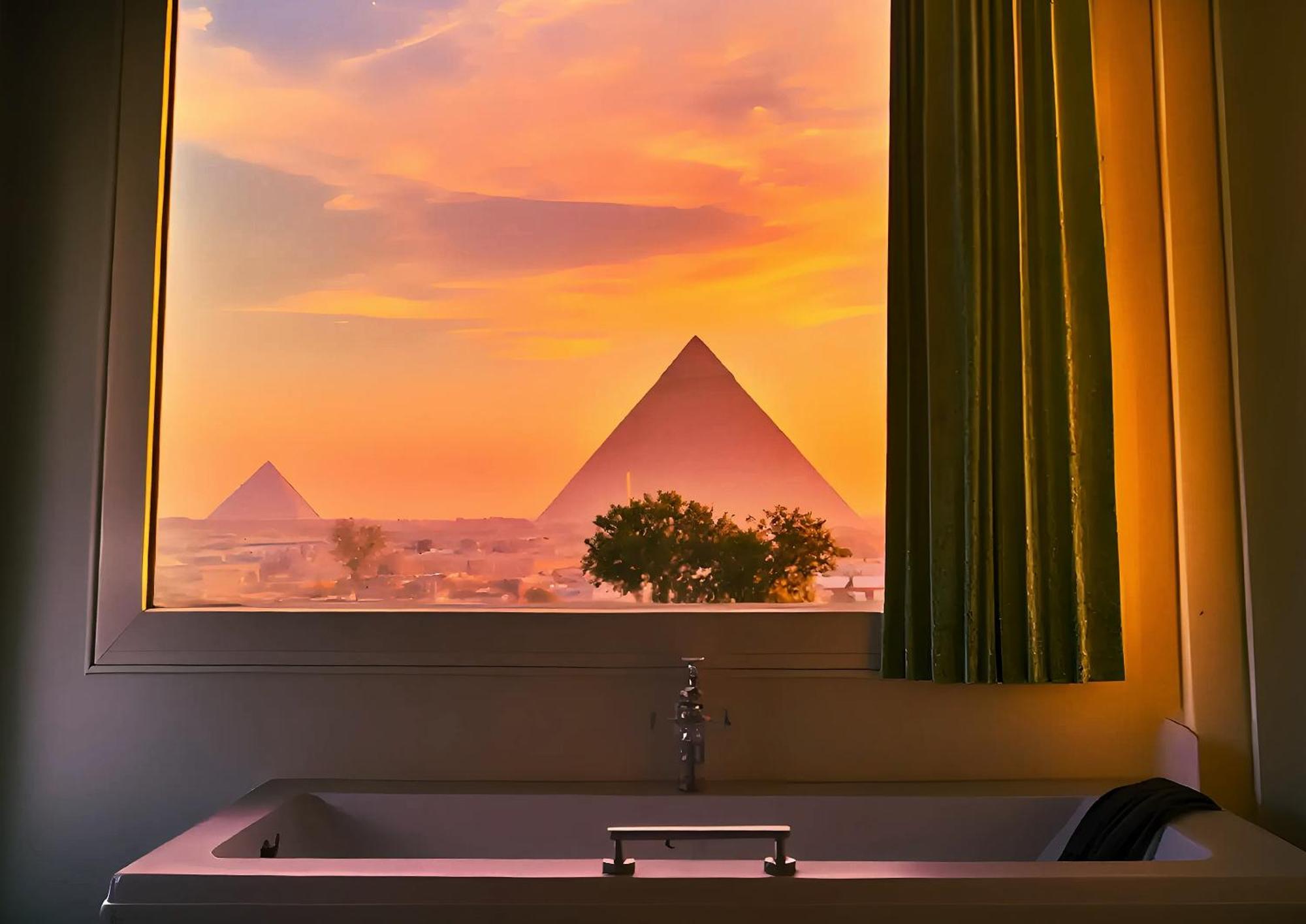 Hotel Pyramids & Sphinx Gate Front View Cairo